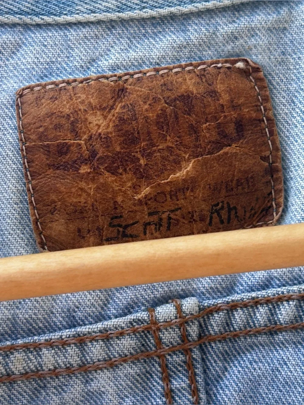 Big John Vintage Men’s Denim Vest Size 40in/ 101.5cm Chest - Picture 4 of 16